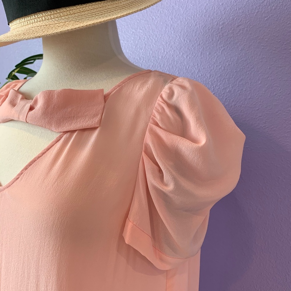Pink Ribbon Silk dress - Picture 6 of 6